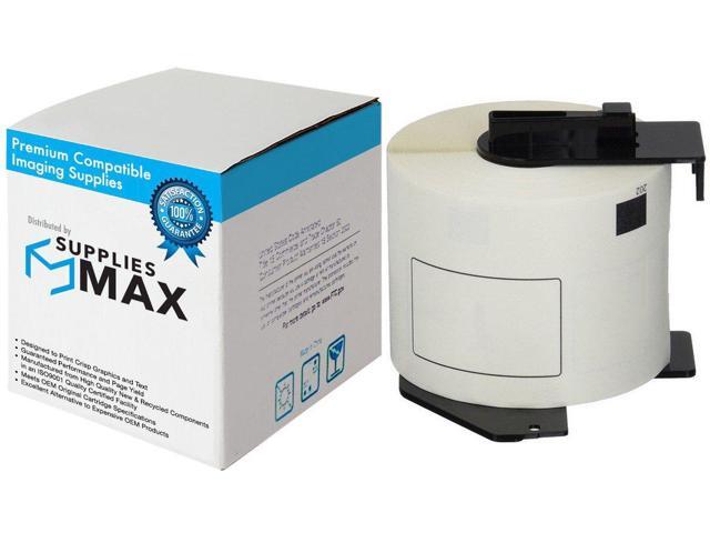 SuppliesMAX Compatible Replacement for Brother White Shipping Paper Label Tape (2.4 in X 3.9in) (300 Labels) (DK-1202)