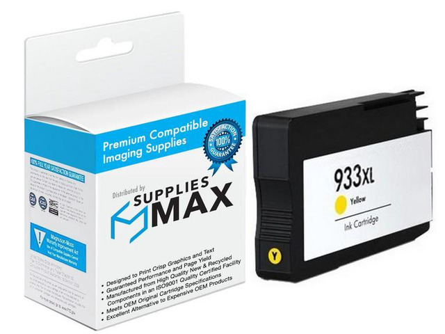 SuppliesMAX Remanufactured Replacement for HP OfficeJet 6100/6600/6700/7110/7510/7610/7612 Series Yellow High Yield Inkjet (825 Page Yield) (NO....