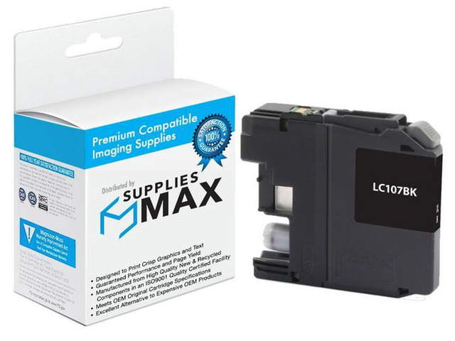 SuppliesMAX Compatible Replacement for Brother DCP-J4110DW/MFC-J4410DW/MFC-J4510DW/MFC-J4610DW/MFC-J4710DW Black Super High Yield Inkjet (1200 Page...