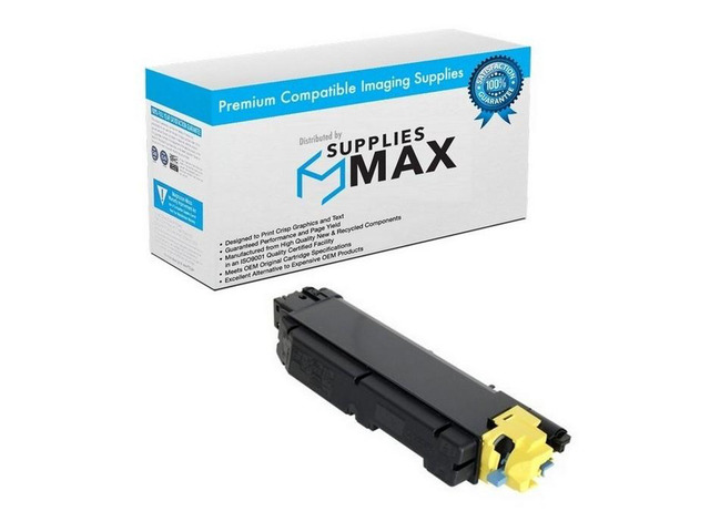 SuppliesMAX Compatible Replacement for Kyocera Mita ECOSYS M6035cidn/ECOSYS M6535cidn/ECOSYS P6035cdn Yellow Toner Cartridge (10000 Page Yield)...