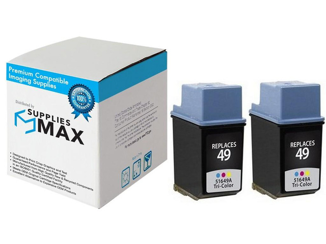 SuppliesMAX Remanufactured Replacement for HP DeskJet 350/600/610/612/630/632/640/648/656/660/670/680/690/695/697/PSC-370/PSC-380 Color Inkjet...