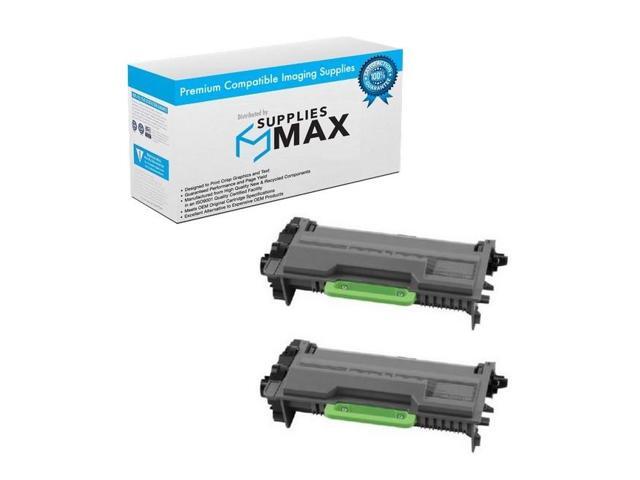 SuppliesMAX Compatible Replacement for Brother HL-L6200/HL-L6400/MFC-L6900/MFC-L6950DW High Yield Black Toner Cartridge (2/PK-12000 Page Yield)...