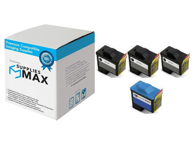 SuppliesMAX Remanufactured Replacement for Dell A720/A920 Inkjet Combo Pack (3-B