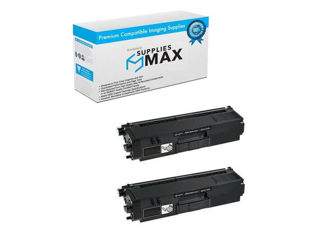 SuppliesMAX Compatible Replacement for Brother DCP-9050/DCP-9270/HL-4140/HL-4570/MFC-9460/MFC-9560/MFC-9970 Black Toner Cartridge (2/PK-6000 Page...