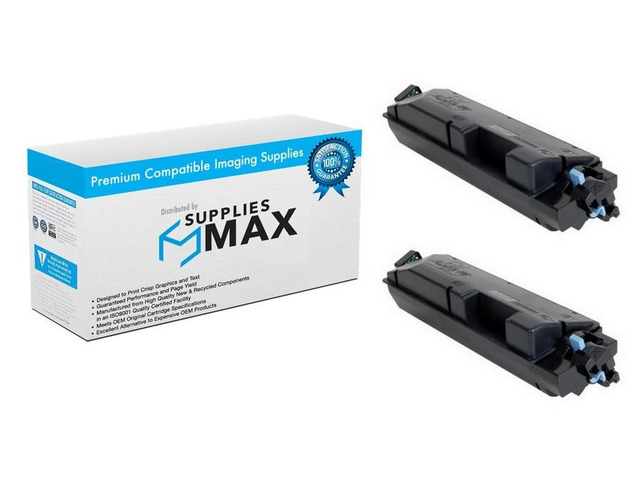 SuppliesMAX Compatible Replacement for Kyocera Mita ECOSYS M6035cidn/ECOSYS M6535cidn/ECOSYS P6035cdn Black Toner Cartridge (2/PK-12000 Page Yield)...