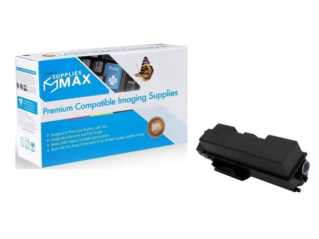 SuppliesMAX Compatible Replacement for Kyocera Mita ECOSYS P2040dn/ECOSYS P2040dw Black Toner Cartridge (7200 Page Yield) (TK-1162) (1T02RY0US0)