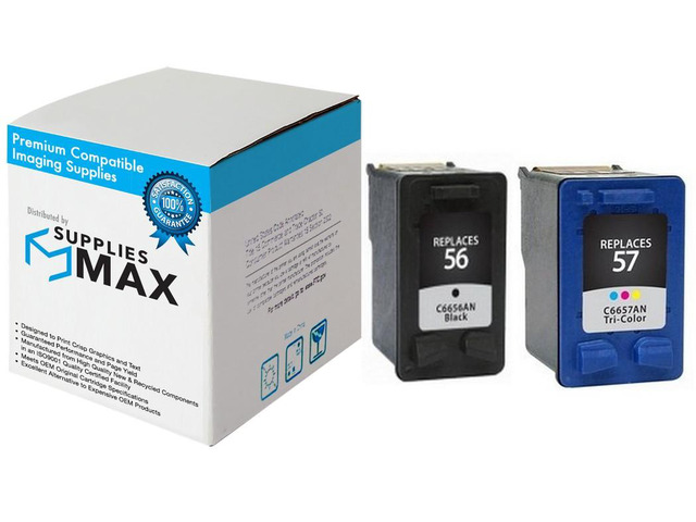 SuppliesMAX Remanufactured Replacement for HP DeskJet 450/5000/9600/PS-7000/OfficeJet 4000/5000/6110/PSC-1000/PSC-2000/FAX 1240 Series Inkjet Combo...