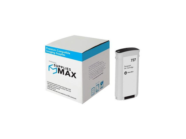 SuppliesMAX Remanufactured Replacement for HP DesignJet T920/T930/T1500/T1530/T2500/T2530 Series Photo Black Dye High Yield Wide Fomat Inkjet...