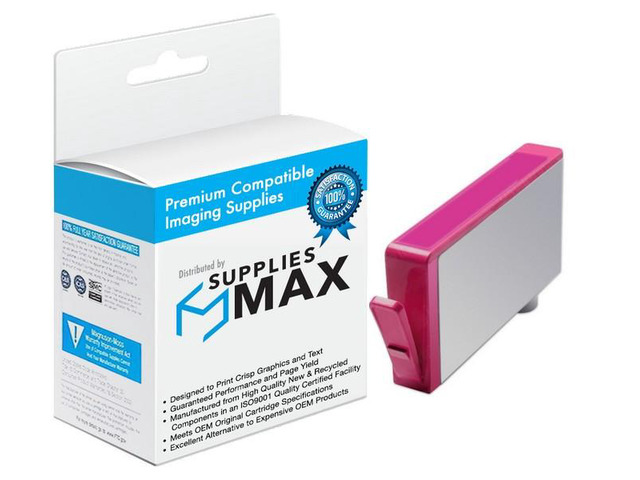 SuppliesMAX Remanufactured Replacement for HP DeskJet 3500/OfficeJet 4620/PhotoSmart 5500/6520/7500/B8550/C6300/D5400/D7560 Magenta High Yield...