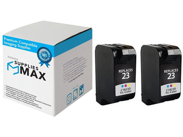 SuppliesMAX Remanufactured Replacement for HP DeskJet 710/810/830/880/890/1120/1600/OfficeJet Pro 1170/1175/R40/R80/T65 Series Color Inkjet...