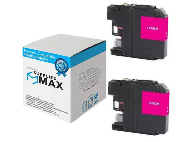 SuppliesMAX Compatible Replacement for Brother DCP-J132/DCP-J522/DCP-J752/DCP-J4110/MFC-J245/MFC-J450/MFC-J4310/MFC-J6920DW Magenta High Yield...