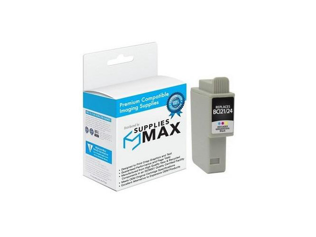 SuppliesMAX Compatible Replacement for Canon BJC-2000/BJC-4000/BJC-4200/BJC-4400/BJC-5000/BJC-5100/BJC-5500 Color Inkjet (200 Page Yield) (BCI-21C)...
