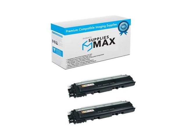 SuppliesMAX Compatible Replacement for Brother HL-3040CN/HL-3075DW/HL-8370/MFC-9010CN/MFC-9320C/MFC-9325CW Black Toner Cartridge (2/PK-2200 Page...