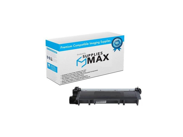 SuppliesMAX Compatible Replacement for Brother DCPL-2500/2540/HL-L2300/2380/MFC-L2680/2700/2740 Toner Cartridge (2600 Page Yield) (TN-660)