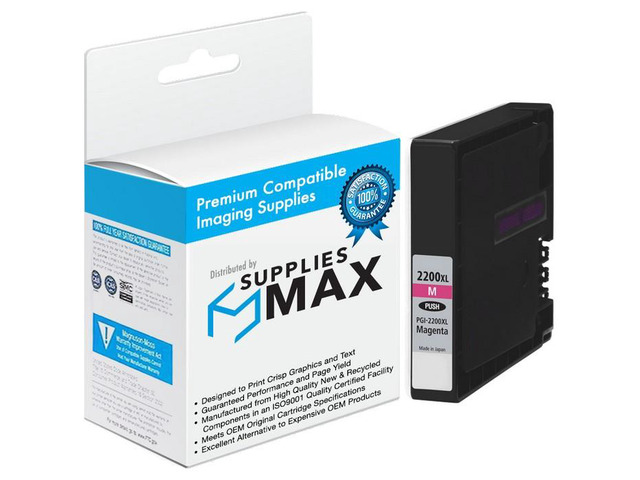 SuppliesMAX Compatible Replacement for Canon MAXIFY iB-4020/IB-4120/MB-5020/MB-5120/MB-5320/MB-5420 Magenta High Yield Inkjet (1500 Page Yield)...