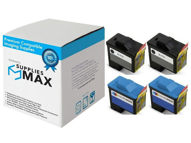 SuppliesMAX Remanufactured Replacement for Dell A720/A920 Inkjet Combo Pack (2-B