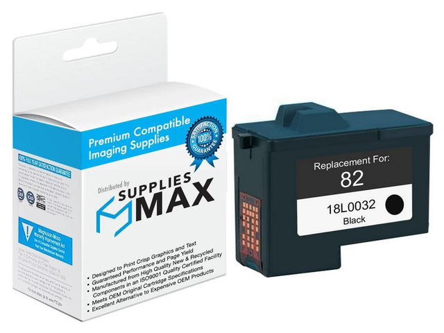 SuppliesMAX Remanufactured Replacement for Lexmark X5100/X5130/X5150/X5190/X6100/X6150/X6170/X6180/X6190/X65/Z55/Z65N Black Inkjet (600 Page Yield)...