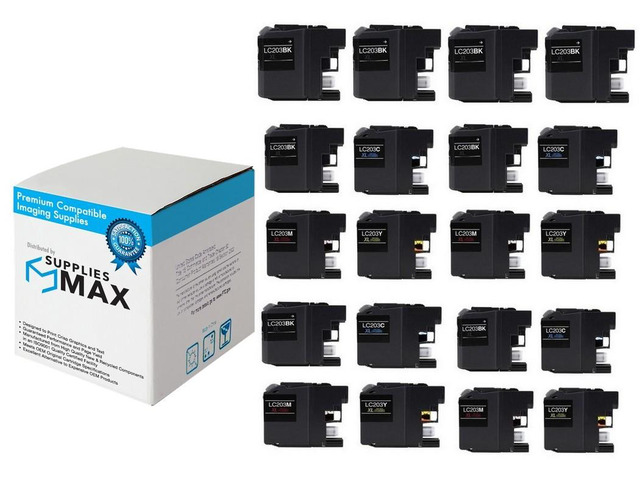 SuppliesMAX Compatible Replacement for Brother DCP-J4120/MFC-J680/MFC-J880/MFC-J4320/MFC-J4620/MFC-J5320/MFC-J5620/MFC-J5720DW High Yield Inkjet...