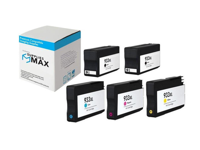 SuppliesMAX Remanufactured Replacement for HP OfficeJet 6100/6600/6700/7110/7510/7610/7612 Series High Yield Inkjet Combo Pack (2-BK/1-C/M/Y) (NO....
