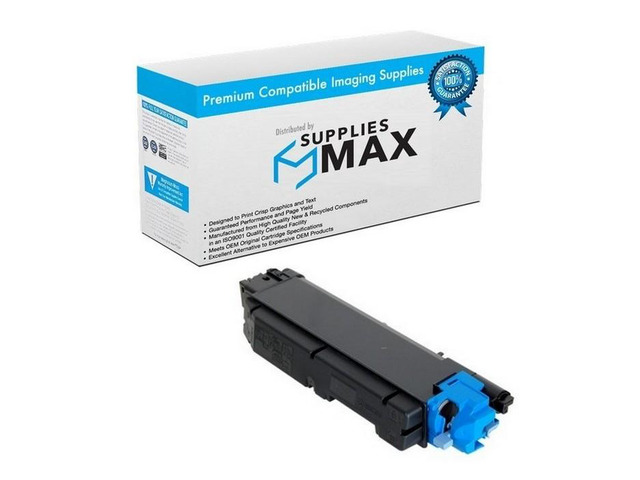 SuppliesMAX Compatible Replacement for Kyocera Mita ECOSYS M6030cdn/ECOSYS M6530cdn/ECOSYS P6130cdn Cyan Toner Cartridge (10000 Page Yield)...