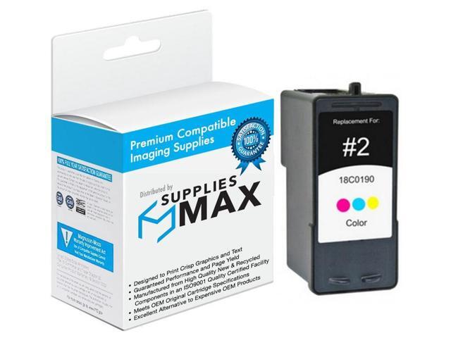 SuppliesMAX Remanufactured Replacement for Lexmark X2580/X3580/X4580/Z1480 Color Inkjet (NO. 2) (18C0190)