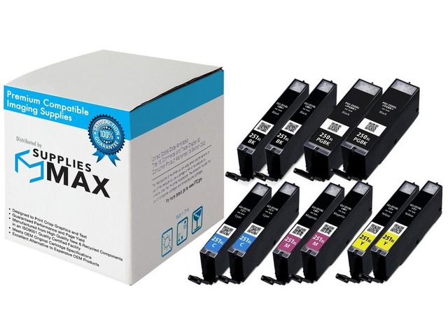 SuppliesMAX Compatible Replacement for Canon PIXMA iP-7220/iP-8720/MG-5420/MG-55