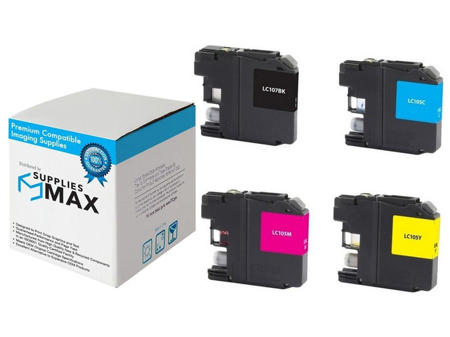 SuppliesMAX Compatible Replacement for Brother DCP-J4110DW/MFC-J4410DW/MFC-J4510DW/MFC-J4610DW/MFC-J4710DW Super High Yield Inkjet Combo Pack...