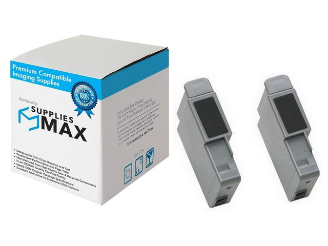 SuppliesMAX Compatible Replacement for Canon BJC-2000/BJC-4000/BJC-4200/BJC-4400/BJC-5000/BJC-5100/BJC-5500 Black Inkjet (2/PK-200 Page Yield)...