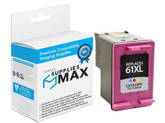 SuppliesMAX Remanufactured Replacement for HP DeskJet 1010/2050/2510/2540/3000/3050/3510/ENVY 4500/5530/OfficeJet 2620/4630 Color High Yield Inkjet...