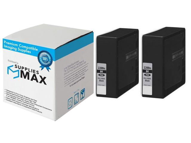 SuppliesMAX Compatible Replacement for Canon MAXIFY iB-4020/IB-4120/MB-5020/MB-5120/MB-5320/MB-5420 Black High Yield Inkjet (2/PK-2500 Page Yield)...