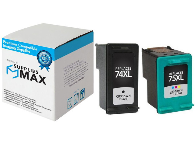SuppliesMAX Remanufactured Replacement for HP DeskJet D4260/D4360/PhotoSmart C4200/C4300/C4400/C4500/C5200/C5500/D5300 Series High Yield Inkjet...