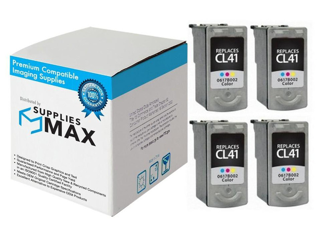 SuppliesMAX Remanufactured Replacement for Canon PIXMA iP-1600/iP-1700/iP-1800/iP-1900/iP-2600/MP-140/MP-190/MP-210/MP-460/MP-470 Tri-Color Inkjet...