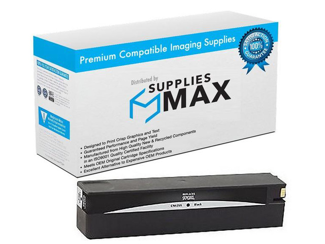 SuppliesMAX Remanufactured Replacement for HP OfficeJet Pro X451dn/X451dw/X476dn/X476dw/X551dw/X576dn/X576dw Series Black High Yield Inkjet (9200...