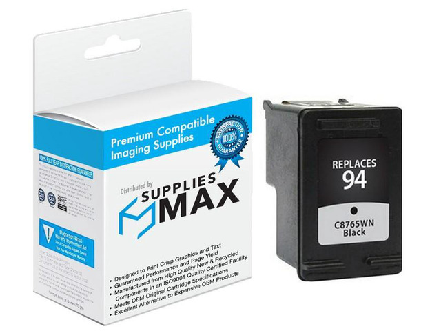 SuppliesMAX Remanufactured Replacement for HP DeskJet 460/5740/6500/6620/6800/9800/OfficeJet H470/7210/7310/7410/PSC-1600/PSC-2350 Series Black...