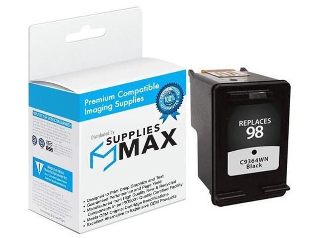 SuppliesMAX Remanufactured Replacement for HP DeskJet 5940/D4100/OfficeJet H470/100/6310/PhotoSmart 2575/8000 C4150/D5065/D5160 Series Black Inkjet...