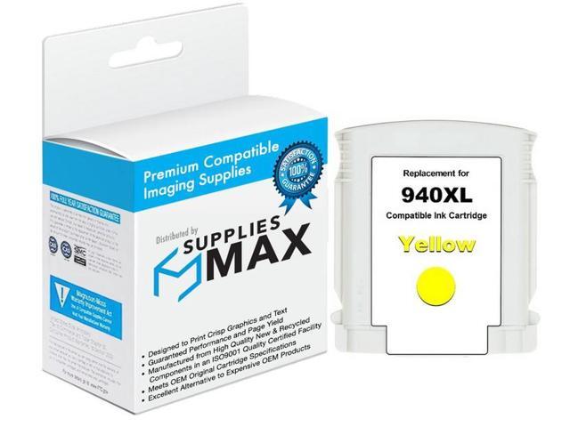 SuppliesMAX Remanufactured Replacement for HP OfficeJet Pro 8000/OfficeJet Pro 8500/OfficeJet Pro 8500A Series Yellow High Yield Inkjet (1400 Page.