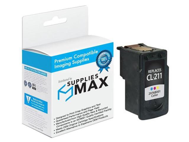 SuppliesMAX Remanufactured Replacement for Canon PIXMA iP-2700/MP-240/MP-250/MP-480/MP-490/MP-495/MX-320/MX-350/MX-420 Color Inkjet (244 Page...