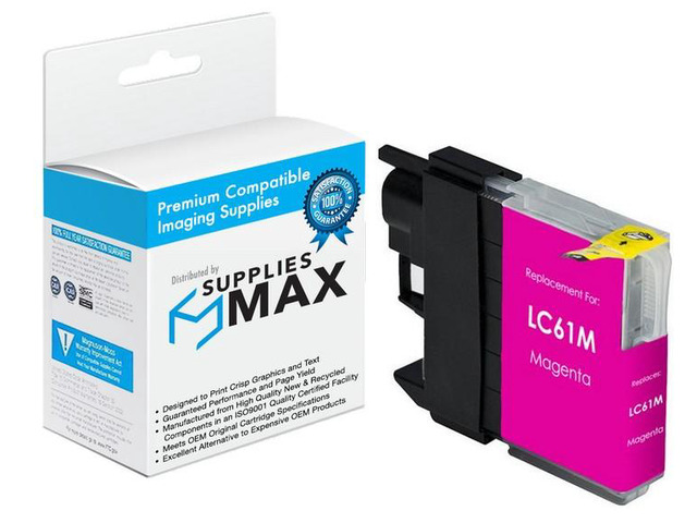 SuppliesMAX Compatible Replacement for Brother DCP-165/DCP-375/DCP-585/MFC-250/MFC-495/MFC-5490/MFC-6890/MFC-J220/MFC-J630C Magenta Inkjet (375...