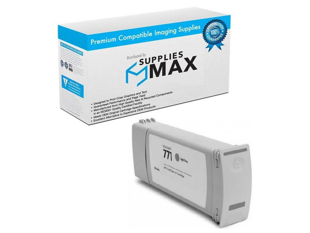 SuppliesMAX Remanufactured Replacement for HP DesignJet Z6200/DesignJet Z6600/DesignJet Z6800/DesignJet Z6810 Series Light Gray High Yield Wide...