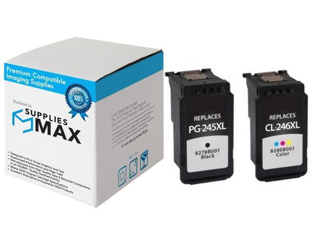 SuppliesMAX Remanufactured Replacement for Canon PIXMA iP-2820/MG-2410/MG-2510/MG-2920/MG-3020/MX-490/MX-492/TR-4520/TR-4522 High Yield Inkjet...