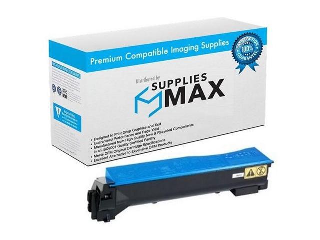 SuppliesMAX Compatible Replacement for Kyocera Mita FS-C5200DN Cyan Toner Cartridge (6000 Page Yield) (TK-552C) (1T02HMCUS0)