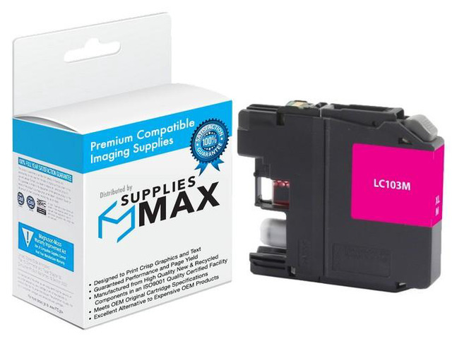 SuppliesMAX Compatible Replacement for Brother DCP-J132/DCP-J522/DCP-J752/DCP-J4110/MFC-J245/MFC-J450/MFC-J4310/MFC-J6920DW Magenta High Yield...