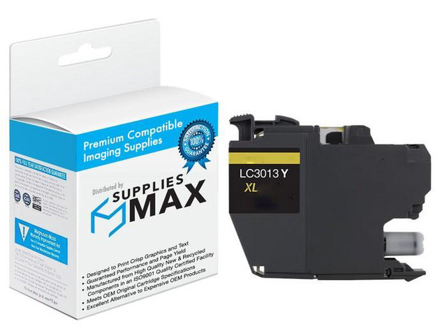 SuppliesMAX Compatible Replacement for Brother DCP-J572/DCP-J772/DCP-J774/MFC-J491/MFC-J497/MFC-690/MFC-J890/MFC-J895DW Yellow High Yield Inkjet...
