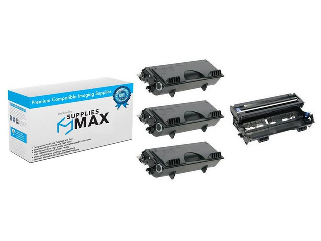 SuppliesMAX Compatible Replacement for Brother FAX 4750/5750/HL-1230/HL-1470/MFC-8500/MFC-9600/MFC-9660/MFC-9700/MFC-9880 Drum/Toner Value Combo...