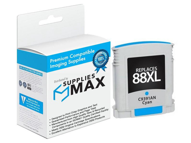 SuppliesMAX Remanufactured Replacement for HP OfficeJet Pro K550/K5400/K8600/L7400/L7500/L7550/L7650/L7700/L7780 Cyan High Yield Inkjet (1700 Page...
