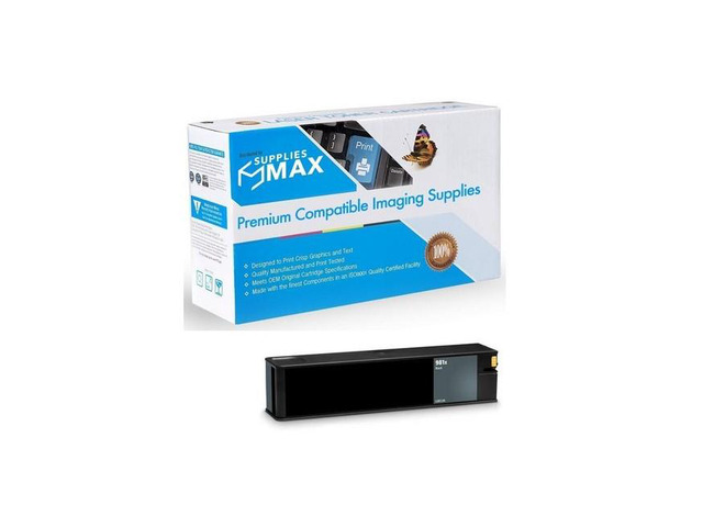 SuppliesMAX Remanufactured Replacement for HP PageWide Enterprise Color 556DN/556XH/586DN/586F/586Z/E55650DN/E58650DN Black High Yield Inkjet...