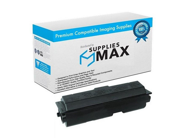 SuppliesMAX Compatible Replacement for Kyocera Mita FS-720/FS-820/FS-920/FS-1016MFP/FS-1116MFP Black Toner Cartridge (6000 Page Yield) (1T02FV0US1)