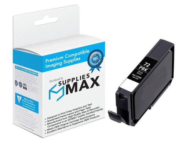 SuppliesMAX Compatible Replacement for Canon PIXMA PRO 10/PIXMA PRO 10S Series Photo Black Inkjet (PGi-72PBK) (6403B002)