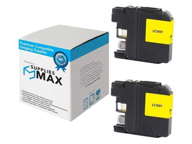 SuppliesMAX Compatible Replacement for Brother DCP-J4110DW/MFC-J4410DW/MFC-J4510DW/MFC-J4610DW/MFC-J4710DW Yellow Super High Yield Inkjet...