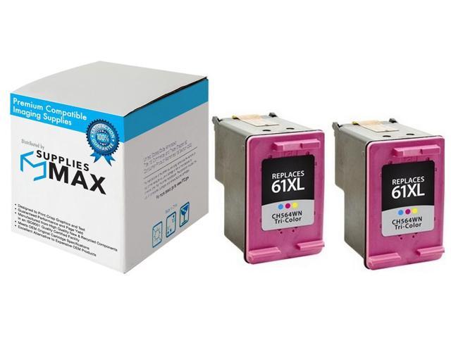 SuppliesMAX Remanufactured Replacement for HP DeskJet 1010/2050/2510/2540/3000/3050/3510/ENVY 4500/5530/OfficeJet 2620/4630 Color High Yield Inkjet...
